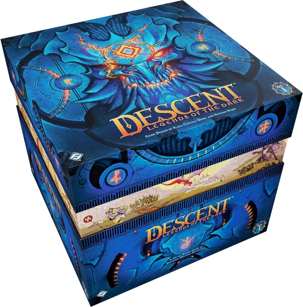 Descent Legends of the Dark | Strategy | Cooperative Board Game for Adults and Teens | Ages 14 and up | 1 to 4 Players | Average Playtime 3-4 Hours | Made by Fantasy Flight Games