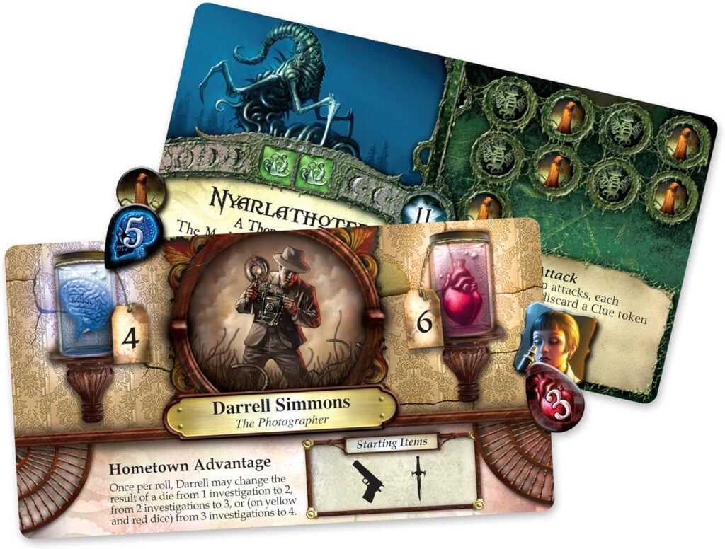 Fantasy Flight Games Elder Sign Board Game Horror Game Strategy Game Mystery Game Cooperative Dice Game for Adults and Teens Ages 14+ 1-8 Players Average Playtime 1-2 Hours Made
