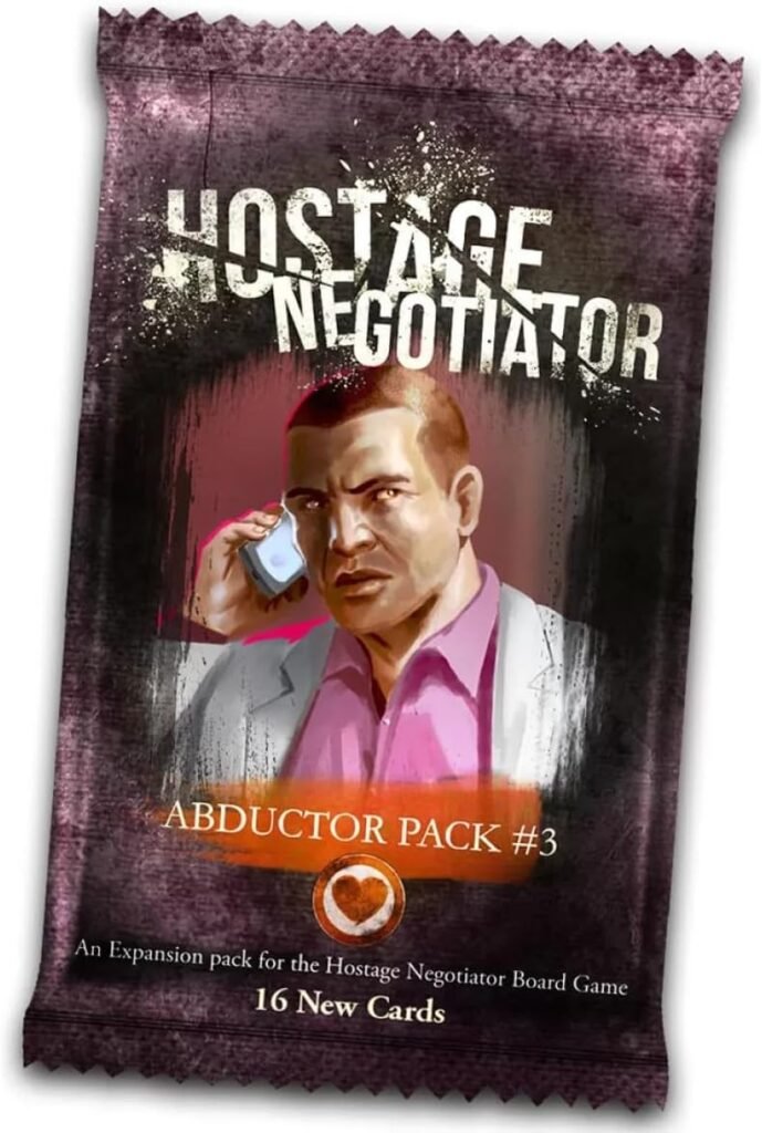 Hostage Negotiator Abductor Pack 3 – A Game Expansion 20 Minutes of Gameplay for 1 Player – for Teens and Adults Ages 15+ - English Version