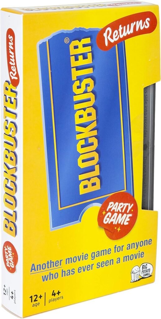 Blockbuster 2, Movie Quiz Party Game, for Families and Teens Ages 12 and up