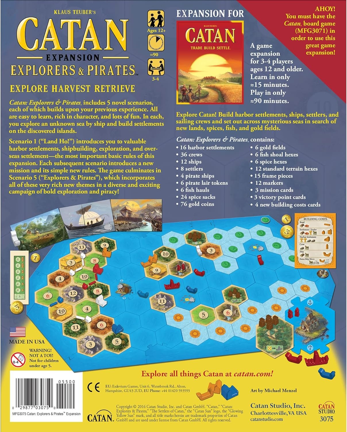 CATAN Explorers & Pirates Board Game Expansion Review