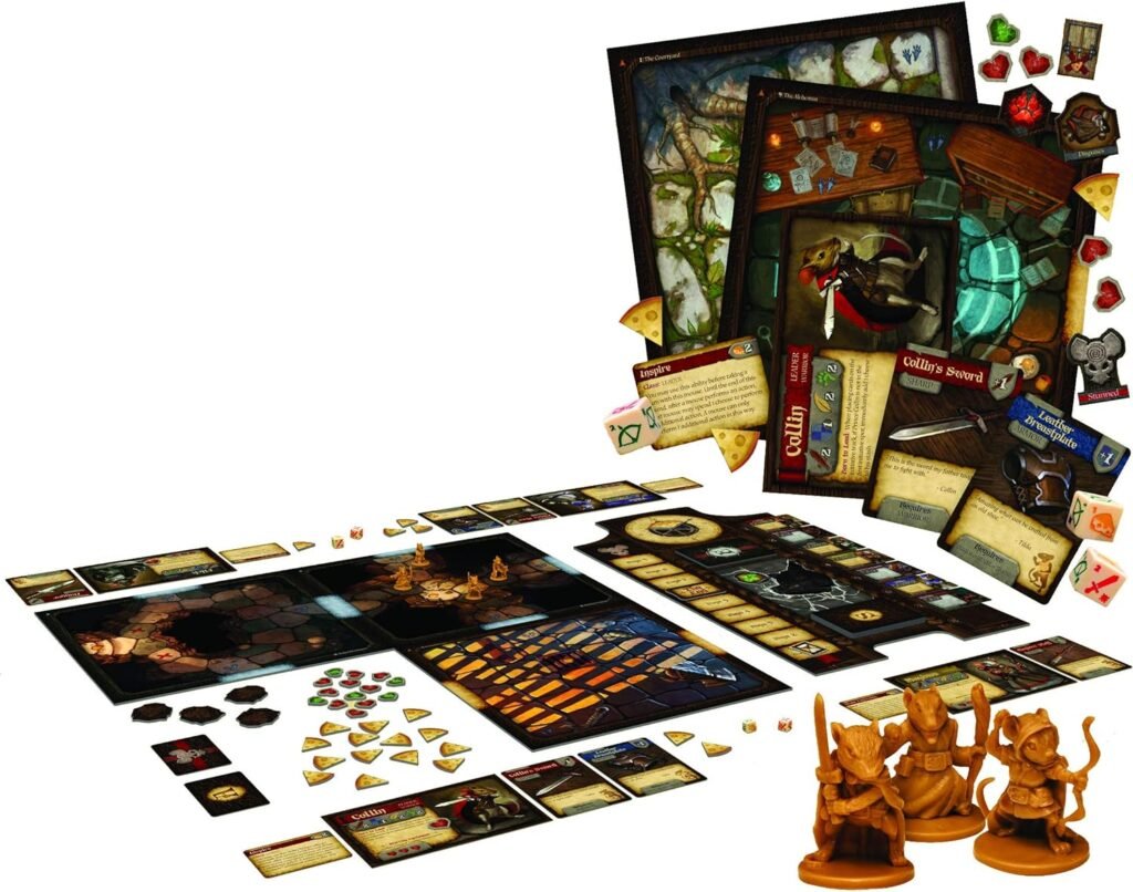 Mice  Mystics Board Game | Cooperative Adventure | Strategy | Fun Family Game for Adults and Kids | Ages 7+ | 2-4 Players | Average Playtime 90 Minutes | Made by Plaid Hat Games
