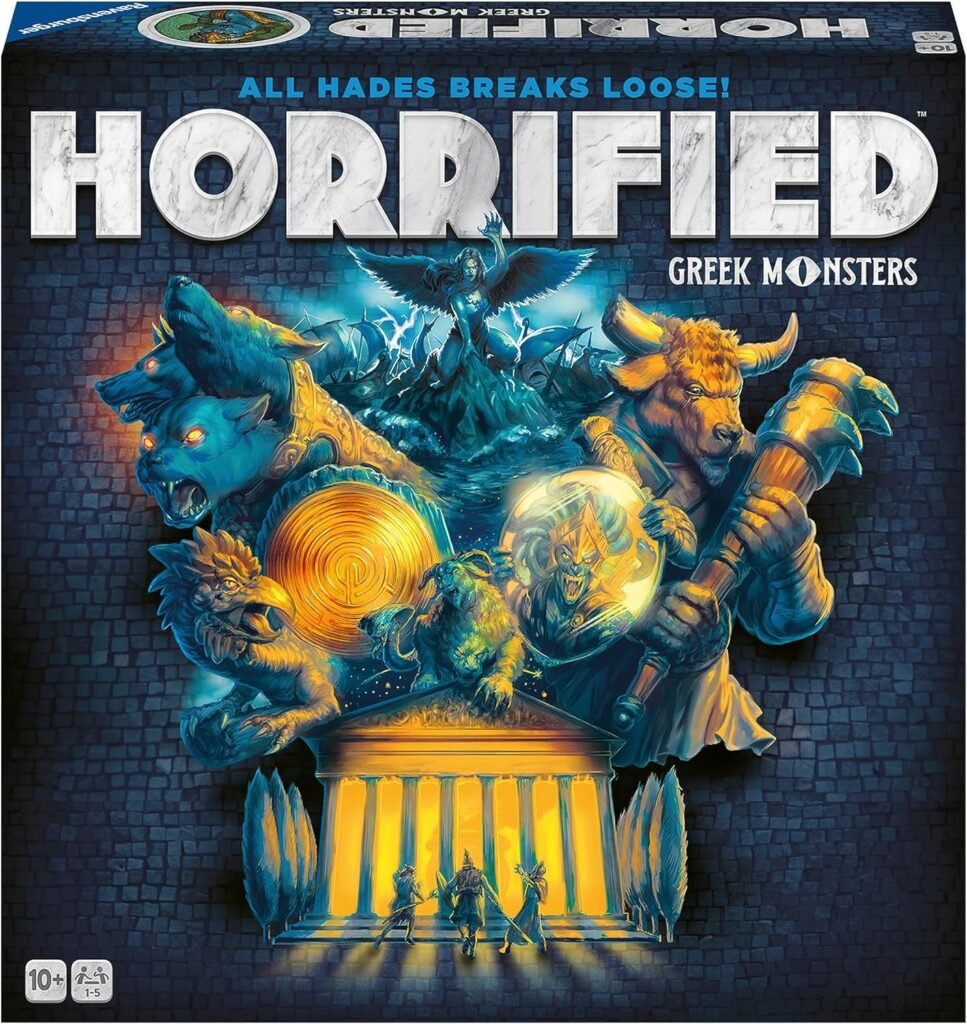 Ravensburger Horrified: Greek Monsters Cooperative Strategy Board Game for Ages 10  Up