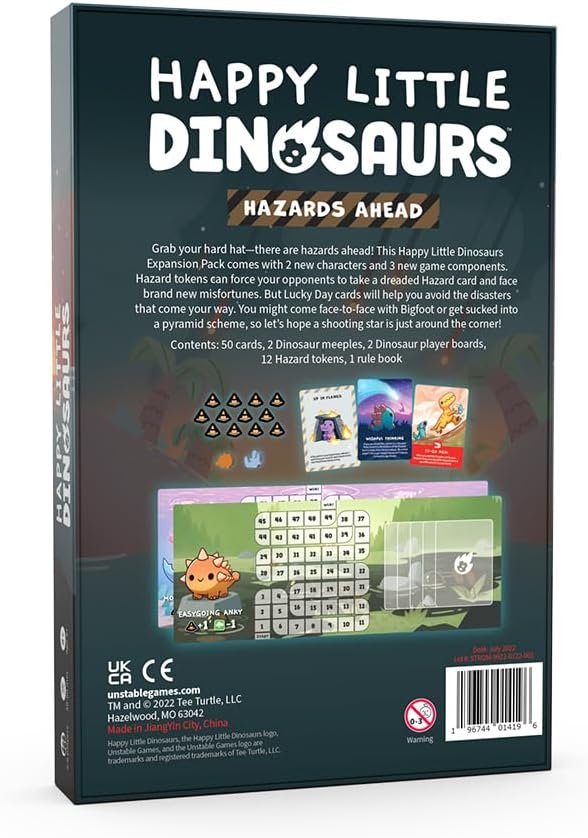 Happy Little Dinosaurs Hazards Ahead Expansion Review