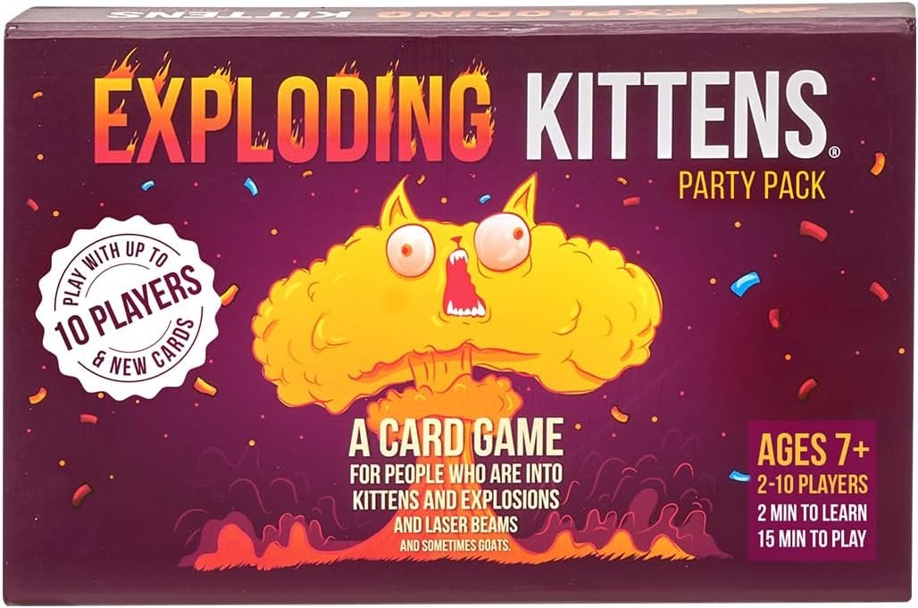 Exploding Kittens Party Pack Card Game Review