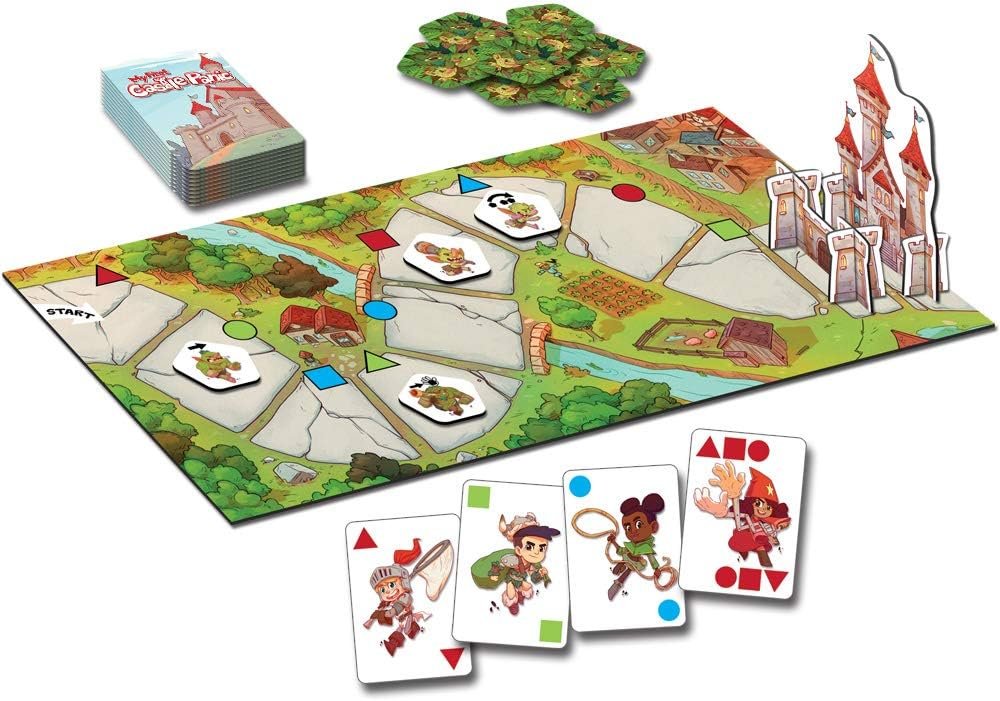 Fireside Games My First Castle Panic Game – Fantasy Strategy Board Games for Kids 4-6  6-8 – 1-4 Players, No Reading Needed, 20 Min. Cooperative Games for Preschoolers – Kids Board Games Ages 4-8