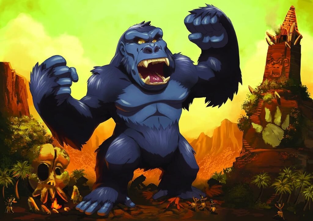 IELLO: Monster Pack King Kong Expansion, Strategy Board Game, Introduces King Kong Into The Roster, 2 to 6 Players, 30 Minute Play Time, Ages 8 and Up